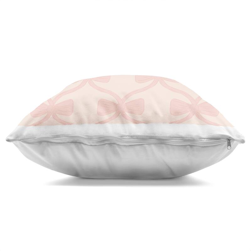 Stupell Pastel Bows & Sweet Dreams Decorative Printed Throw Pillow Design by Sazerelli Designs