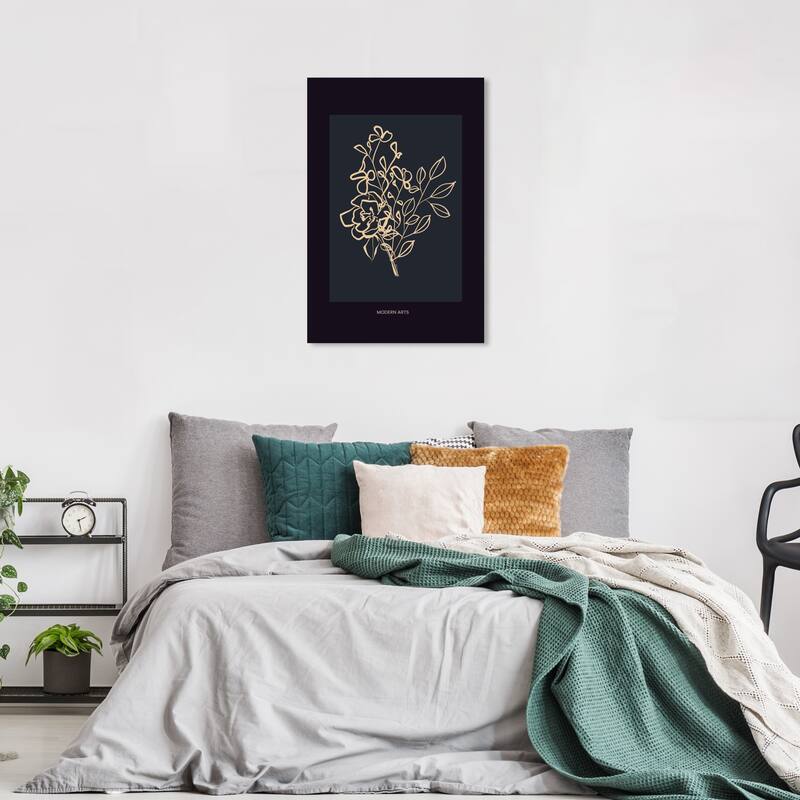 Wynwood Studio Canvas Floral and Botanical Flowers in a neutral background Wall Art Canvas Print - 24 x 36