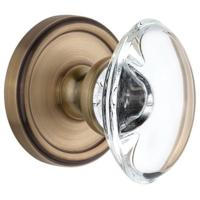 Grandeur Georgetown Solid Brass Rose Single Dummy Knob with Provence