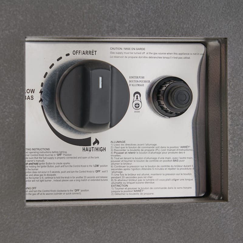 Wellington Outdoor 50,000 BTU Square Fire Pit (No Tank Holder) by Christopher Knight Home