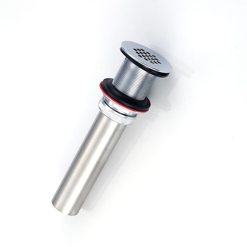 Luxier DS05-T Bathroom Sink Grid Drain Strainer with No Overflow