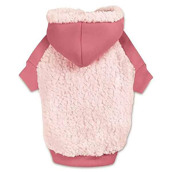 Shop Casual Canine Cozy Fleece Dog Hoodie Pink X Large Free