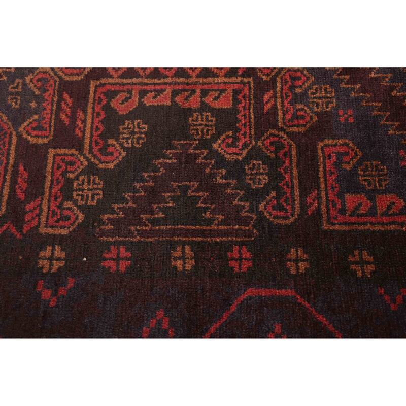 ECARPETGALLERY Hand-knotted Teimani Dark Brown Wool Rug - 3'4 x 5'8