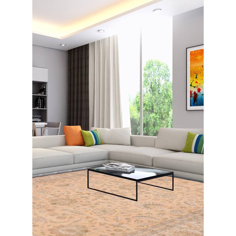 ECARPETGALLERY Hand-knotted Pako Persian 18 Of 20 Tan Wool Rug - 9'1 x 11'10