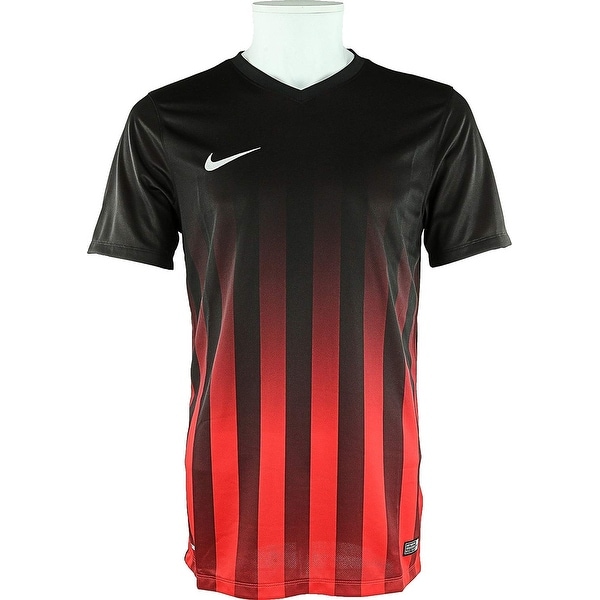 nike red and black shirt