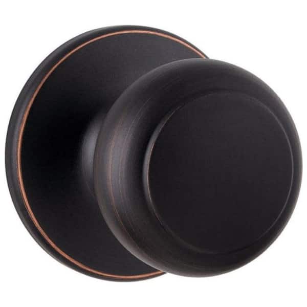slide 2 of 12, Kwikset Cove Passage Door Knob Set