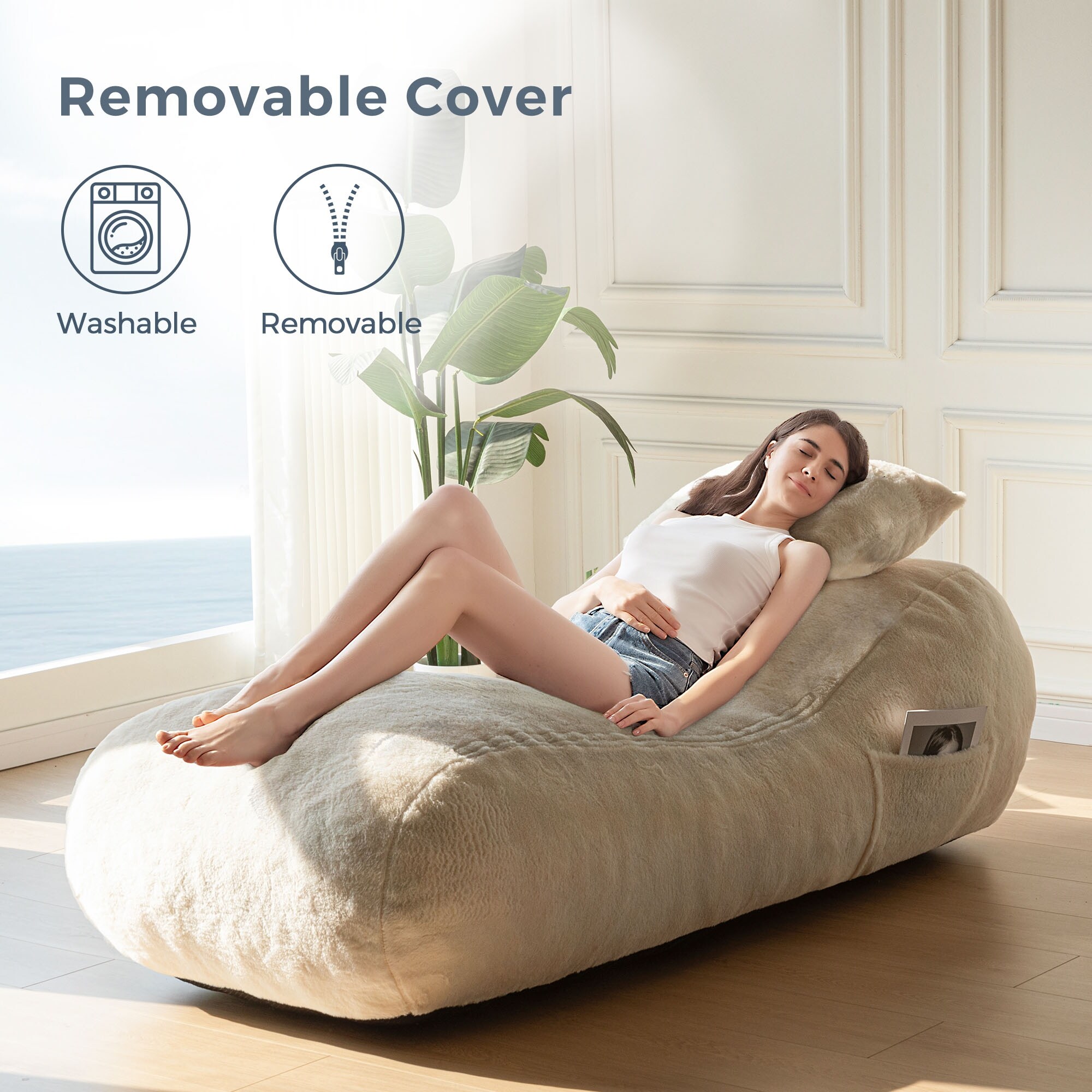 Chaise bean bag chair new arrivals