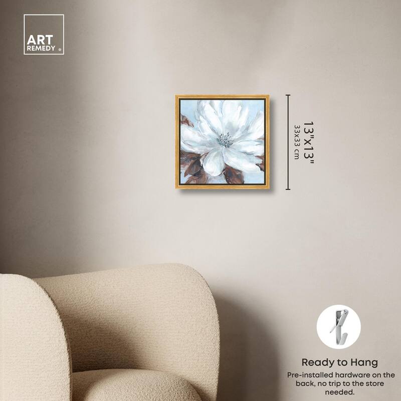 Delicate Blooms II Canvas by Art Remedy