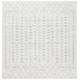 preview thumbnail 20 of 26, SAFAVIEH Tulum Sharie Moroccan Boho Rug 6'7" x 6'7" Square - Ivory/Light Grey
