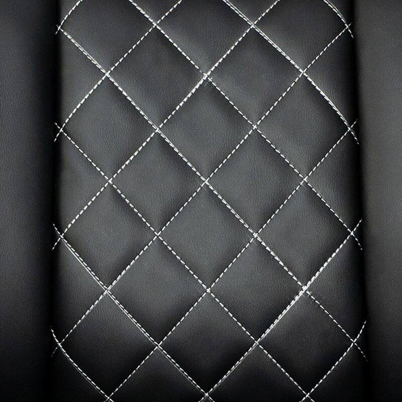 Techni Mobili Ergonomic Executive Office Chair High Back Faux Leather - Adjustable Height, Lumbar Support