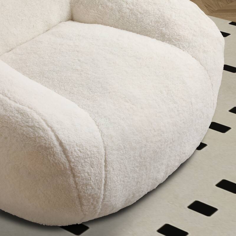 Teddy Bean Bag Chairs,Lazy Sofa Bean Bag Chairs with Armrest