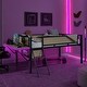 preview thumbnail 21 of 28, Kids and Baby Full Size Metal Loft Bed with Desk,LED Lights,Storage Shelves