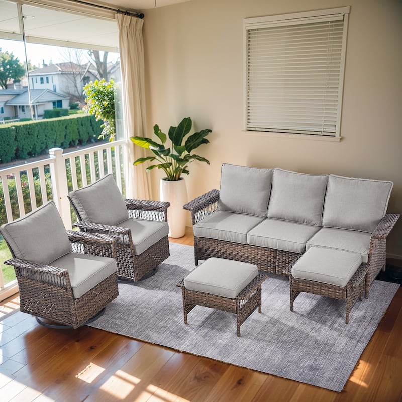 Gymojoy Patio Furniture Set with Professional Outdoor Cushions