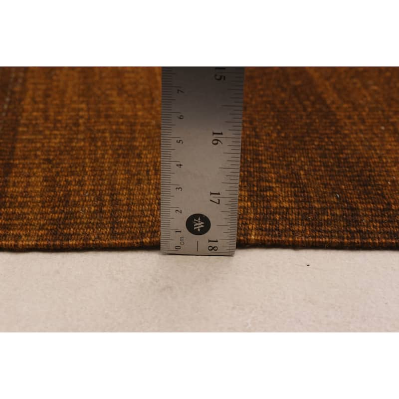 ECARPETGALLERY Flat-Weave Ankara FW Taupe Wool Kilim - 9'8 x 13'0
