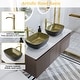 preview thumbnail 9 of 39, Vintage Aluminium Bathroom Vanity With Countertop Sink Copper Faucet Set