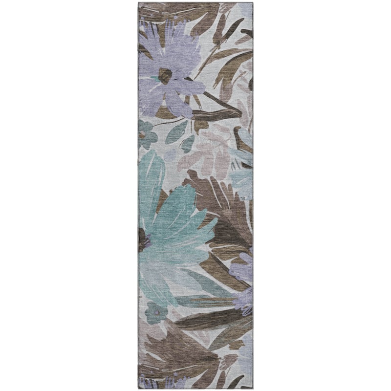 Premium Washable Super Soft Casual Floral Mayfield Rug