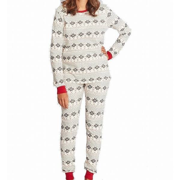 Shop Burt S Bees Womens Sleepwear White Ivory Size Xl Pajama Sets Fair Isle On Sale Overstock 29143381