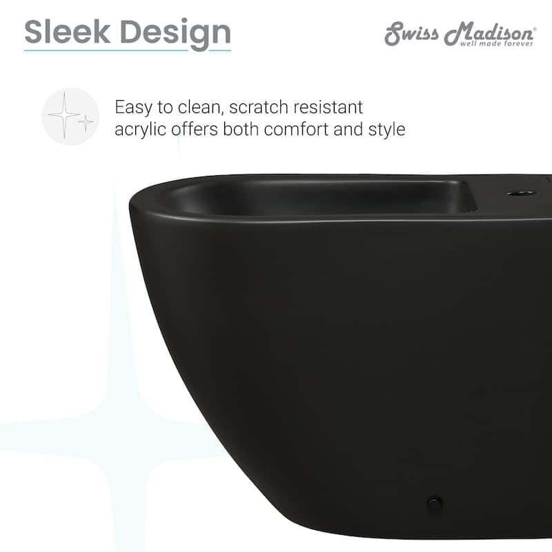 Swiss Madison St. Tropez Wall Mounted Horizontal Spray Bidet with