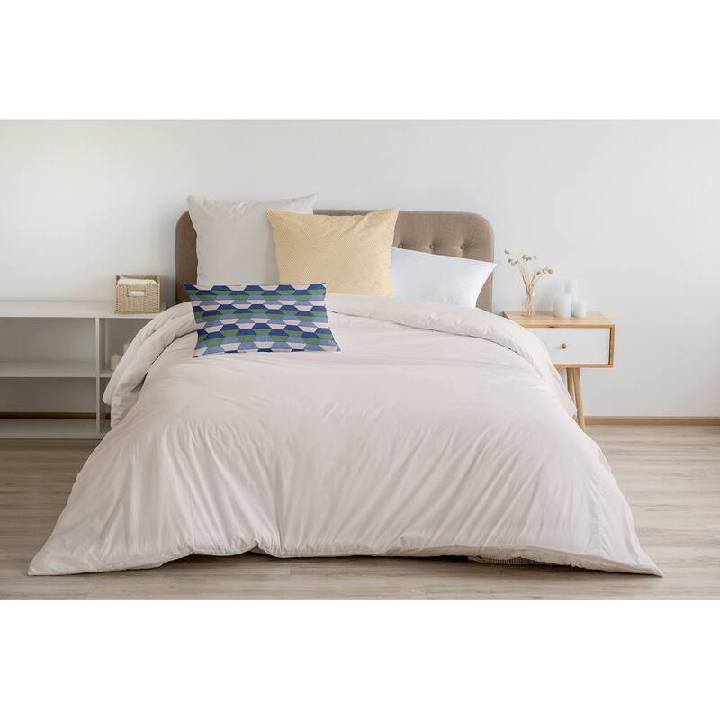Hex Pattern Decorative Throw Pillow