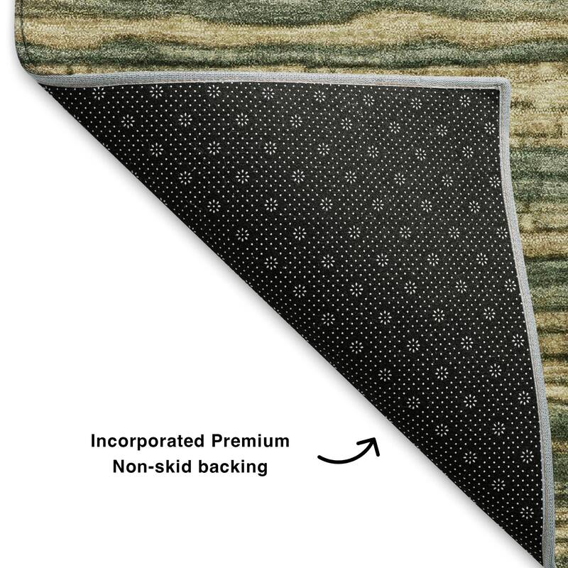 Premium Washable Super Soft Casual Stripes Mayfield Rug