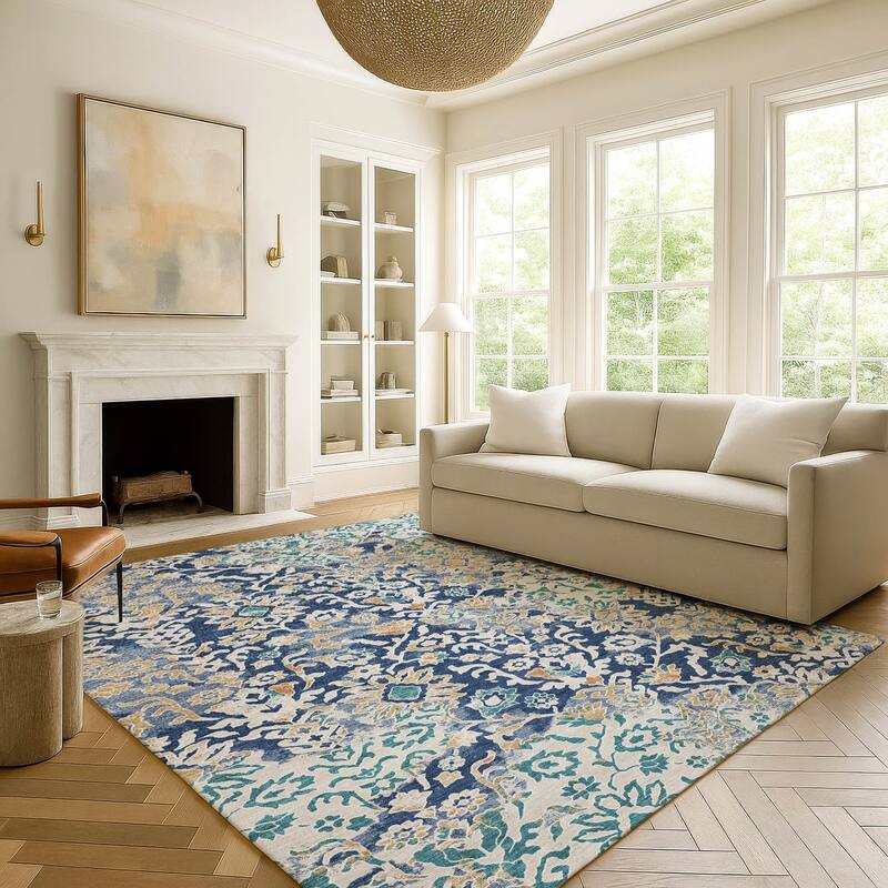Machine Washable Indoor/ Outdoor Global Avon Chantille Rug