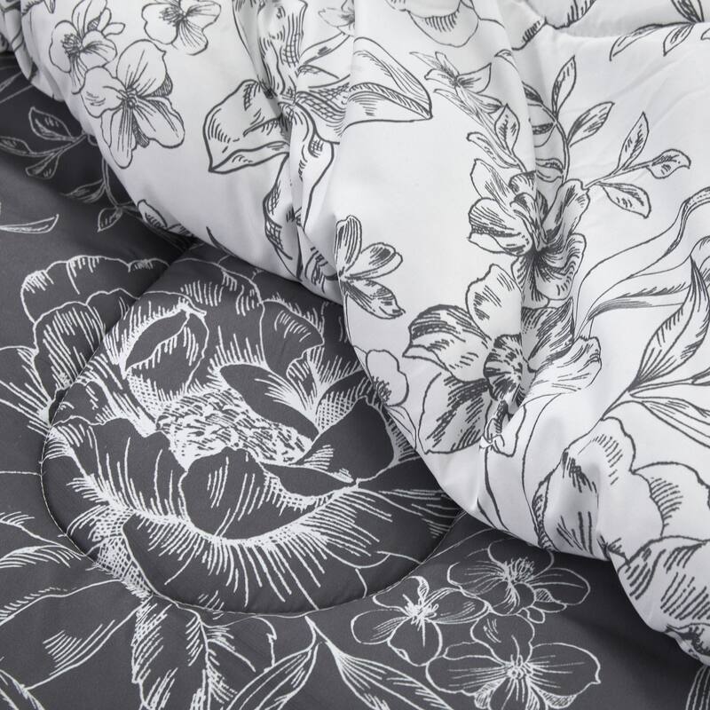 Wonderful Sophia 5-Piece Floral Pattern Comforter Set