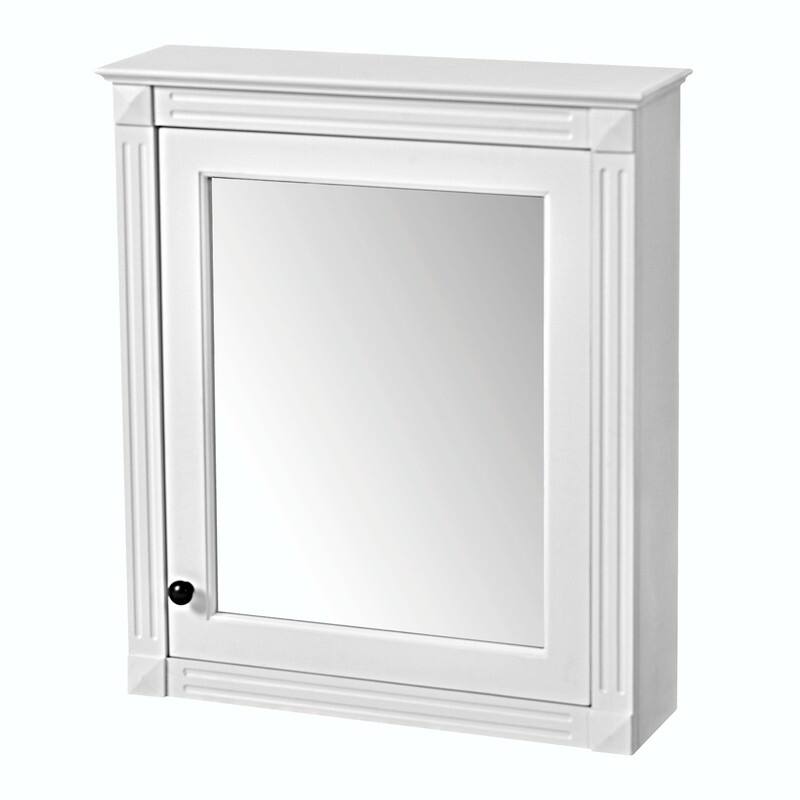 24" x 27" Wall-Mounted Medicine Cabinet with Mirror and Over-the-Toilet Space Saver Storage
