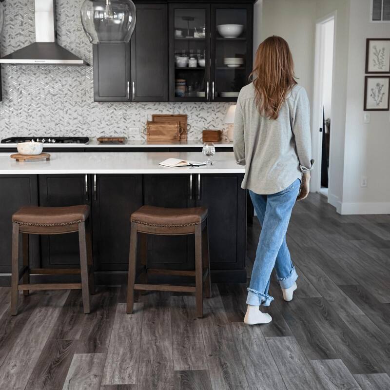 Maven Lane Sophia Saddle Kitchen Dining Stool