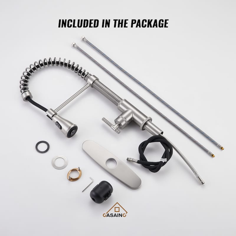 Single Handle Pull Down Sprayer Kitchen Faucet