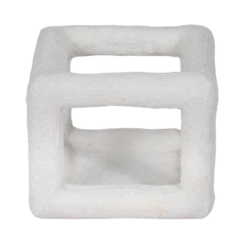 Sagebrook Home Textured Open Square Decorative Object