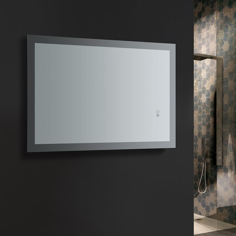 Fresca Luminosa 36" x 24" Framed Bathroom Mirror with Halo LED