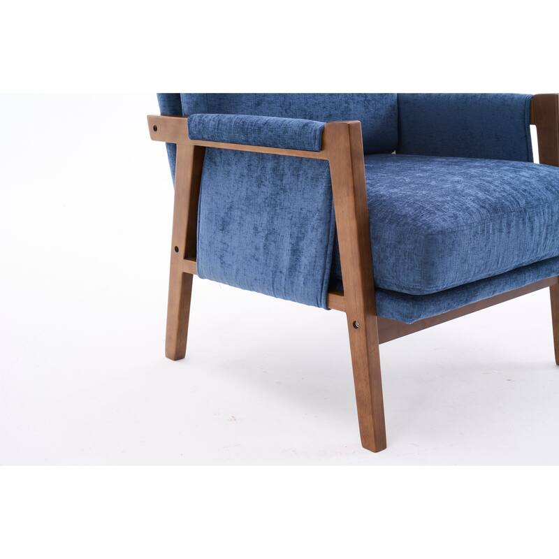 Mid-Century Modern Accent Chairs ,Modern Accent Chair,Chair with Soft Waist Cushion,Ergonomic Lounge Chairs