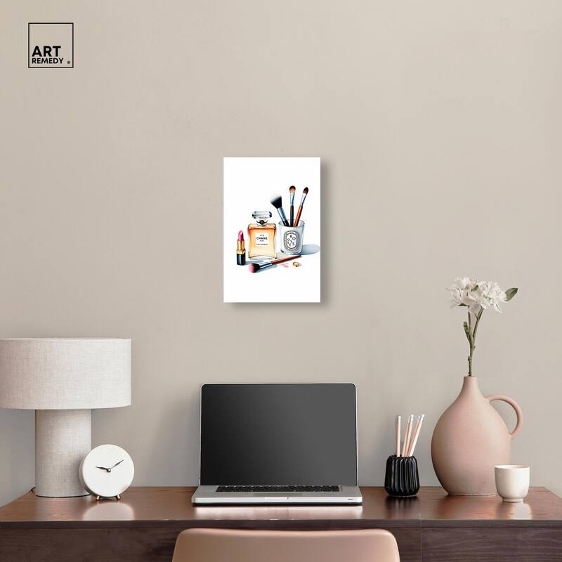Bottle Beauty Canvas by Art Remedy, Gallery Wrapped