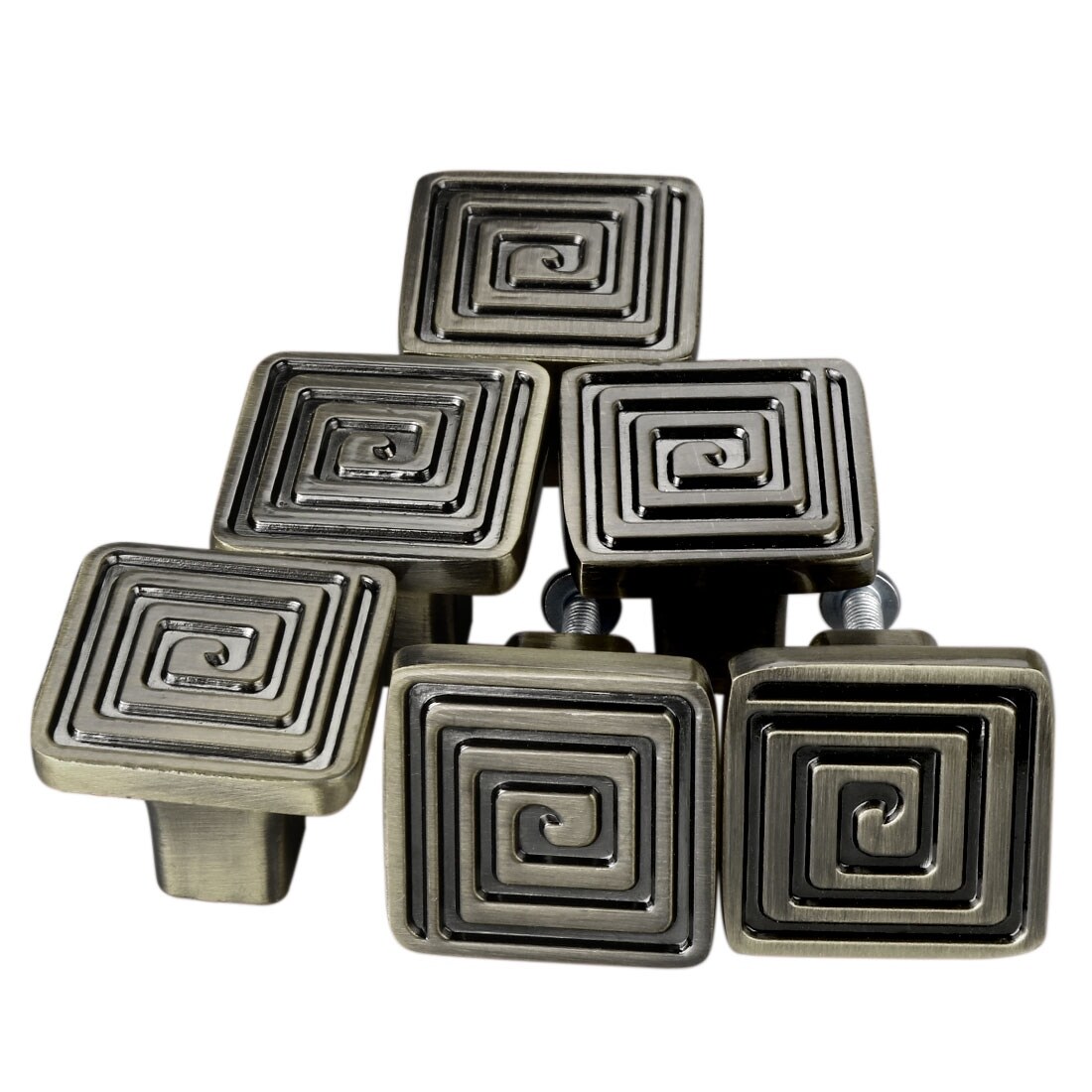 Shop 6 X Vintage Oil Rubbed Bronze Cabinet Pull Drawer Handle Knob