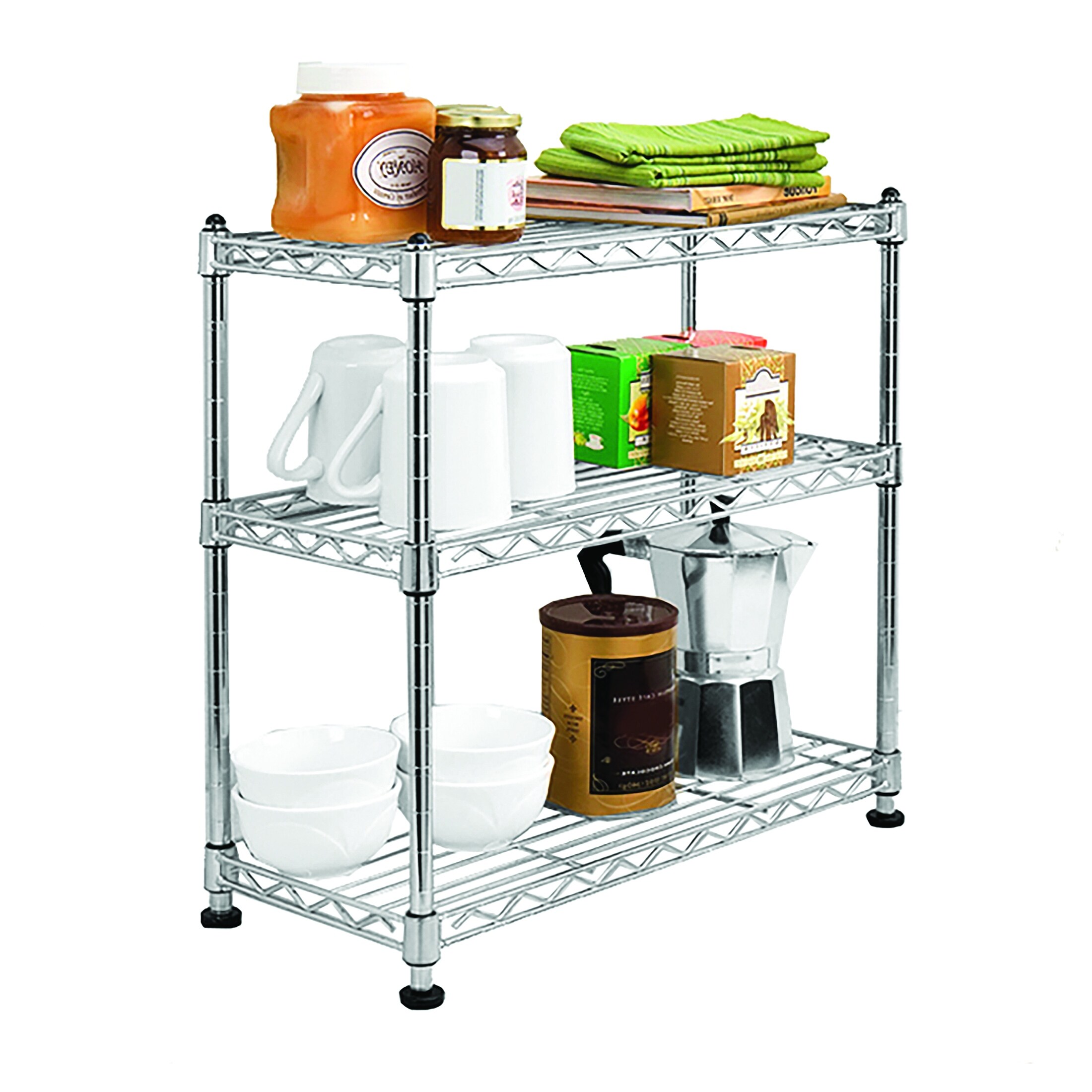 Seville Classics 3 Tier Mini Cabinet Organizer Overstock 8971645