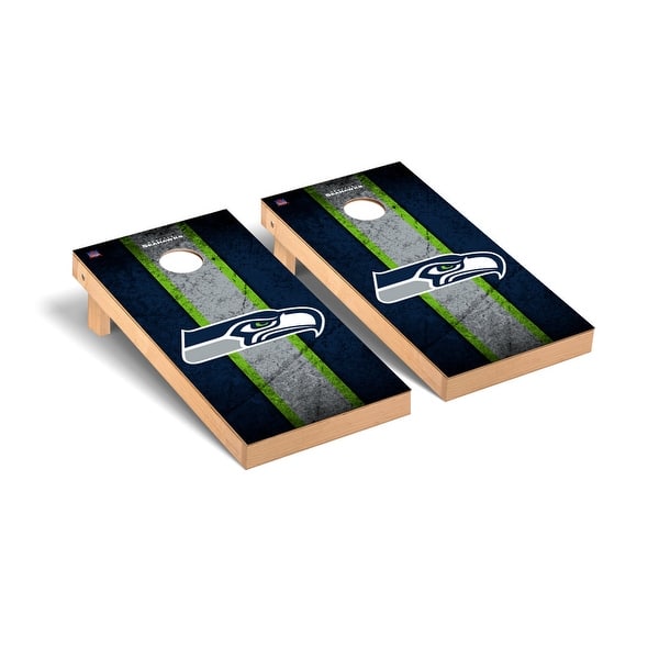 slide 2 of 5, Seattle Seahawks 2x4 Pro Cornhole Boards - V5 Include Carrying Case