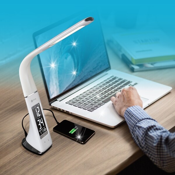 Ottlite wellness charging shop desk lamp