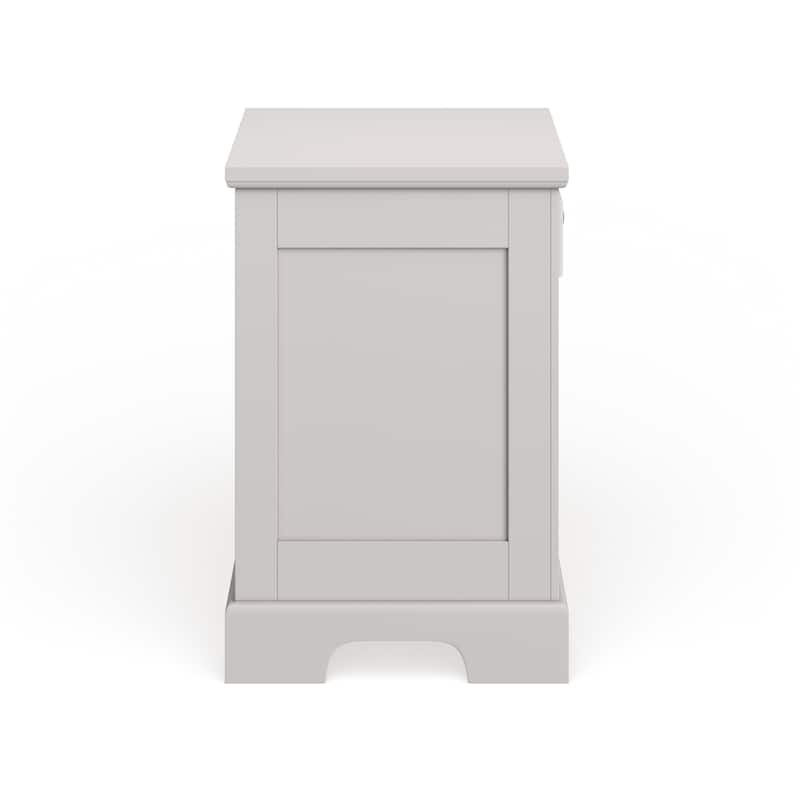 Homestyles Naples Off-White Nightstand with Drawer