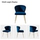 preview thumbnail 3 of 89, Aruna Accent Chair with Metal Legs 20''W X 19.5 ''D X 29''H by HULALA HOME