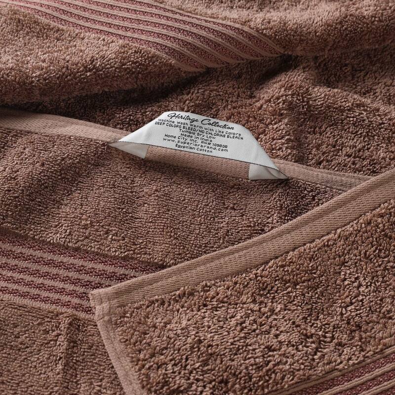 Superior Heritage Egyptian Cotton Absorbent 3-Piece Towel Set