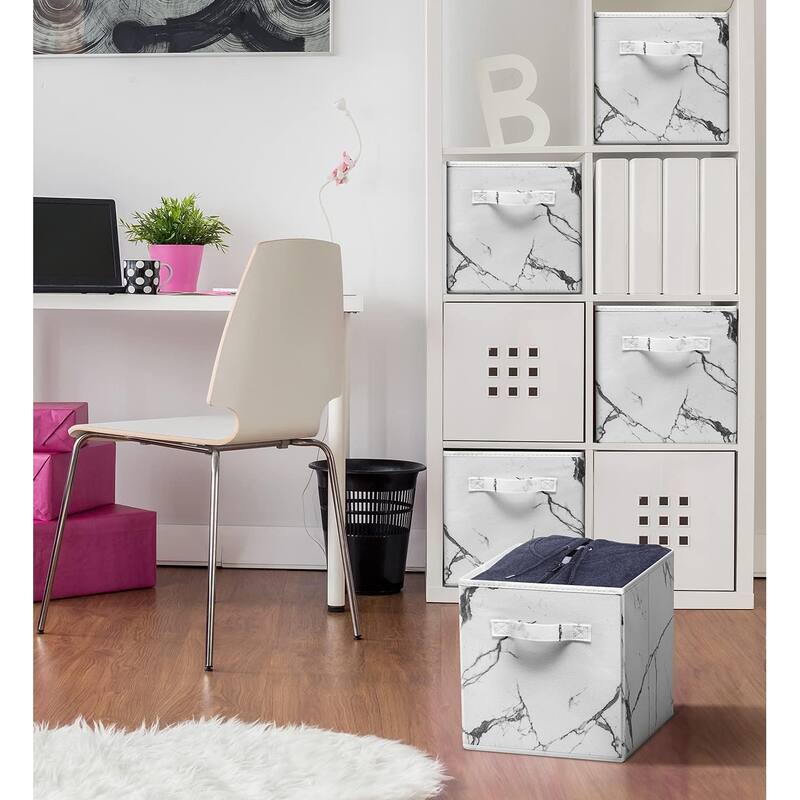 Sorbus Cube Fabric Storage 11" Bin (4 Pack)