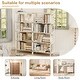 preview thumbnail 7 of 18, 63'' 5-Tier Open Metal Bookshelf