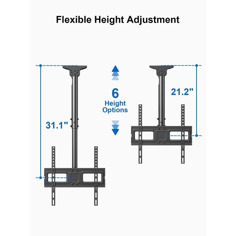 ErgoAV Ceiling Mount for TVs 40" to 55"