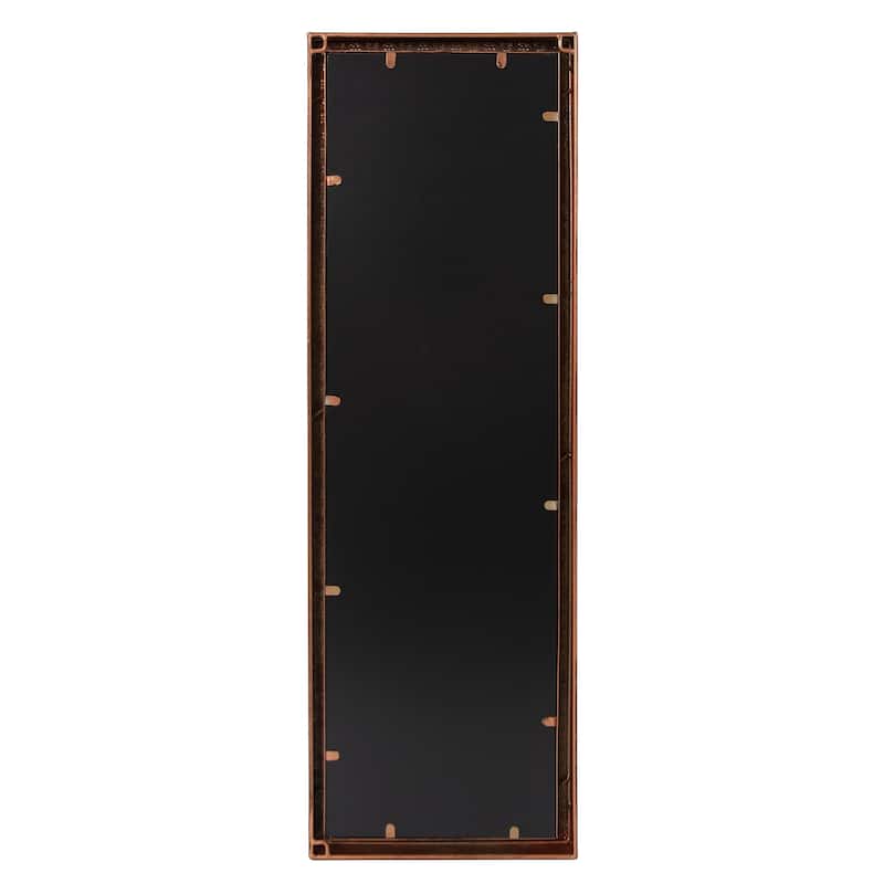 Allan Andrews Bronze Rectangular Full Length Dressing Mirror with Hand Crafted Metal Frame - 12W X 36H X 1.1/2T