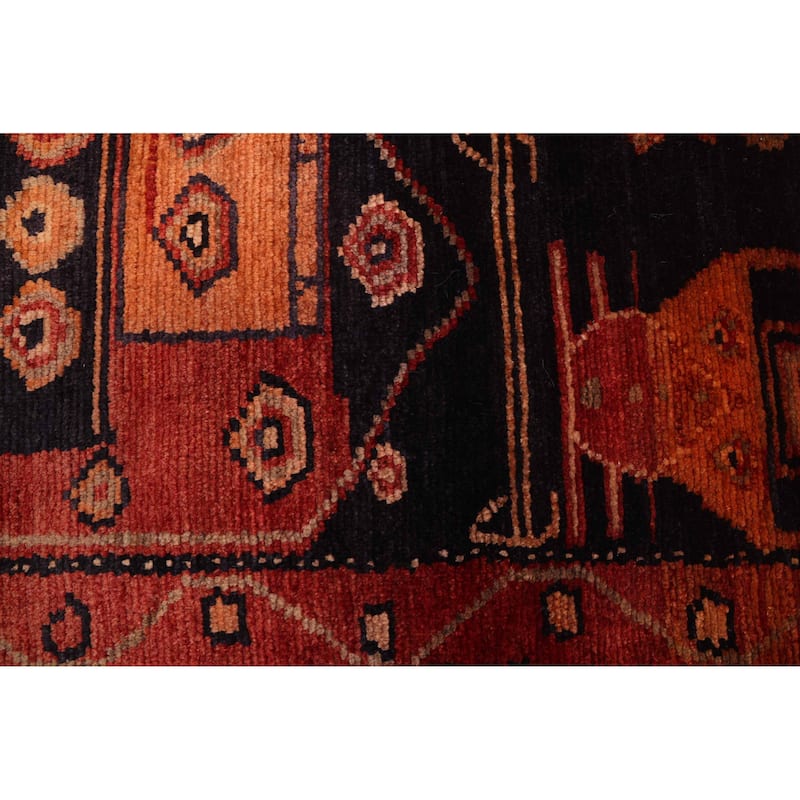 ECARPETGALLERY Hand-knotted Konya Anatolian Navy, Red Wool Rug - 4'5 x 6'0