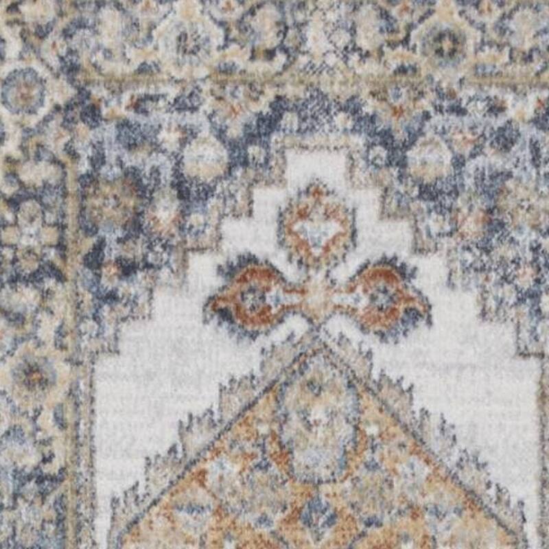 Saxus Power Loomed Distressed Area Rug By HomeRoots - 144' X '26' X '0.25