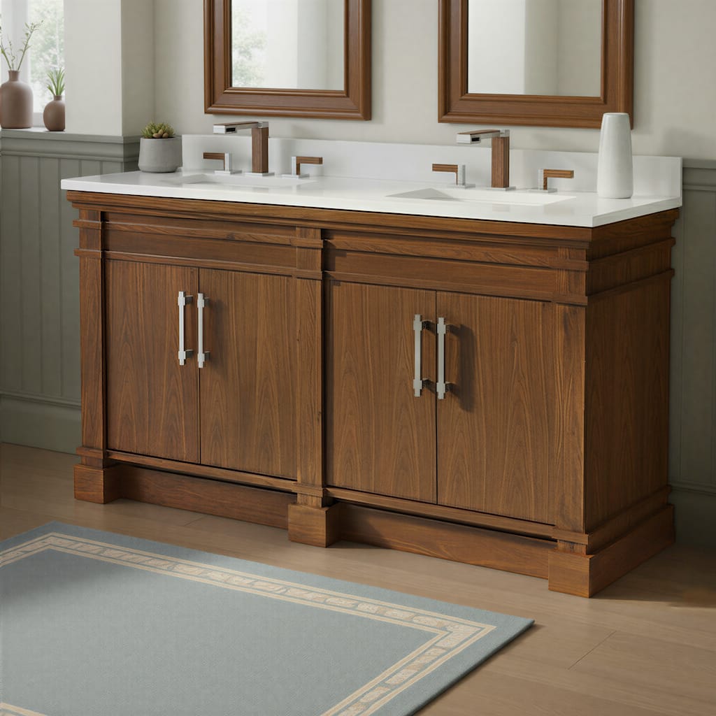 Frank Lloyd Wright USONIA® Harmony 60-inch Wood Sink Vanity