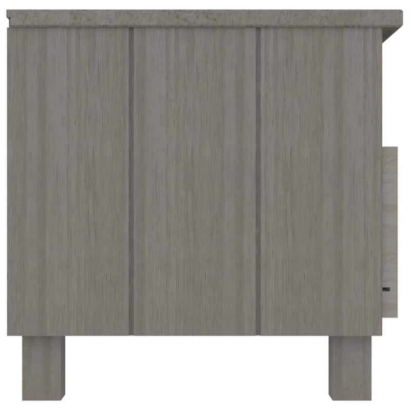 vidaXL TV Stand TV Console Sideboard TV Unit Cupboard HAMAR Solid Wood Pine - 41.7"x15.7"x15.7"