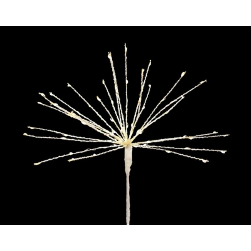 LED Lighted Starburst Christmas Tree Toppers - 23.5" - White Lights - Set of 2