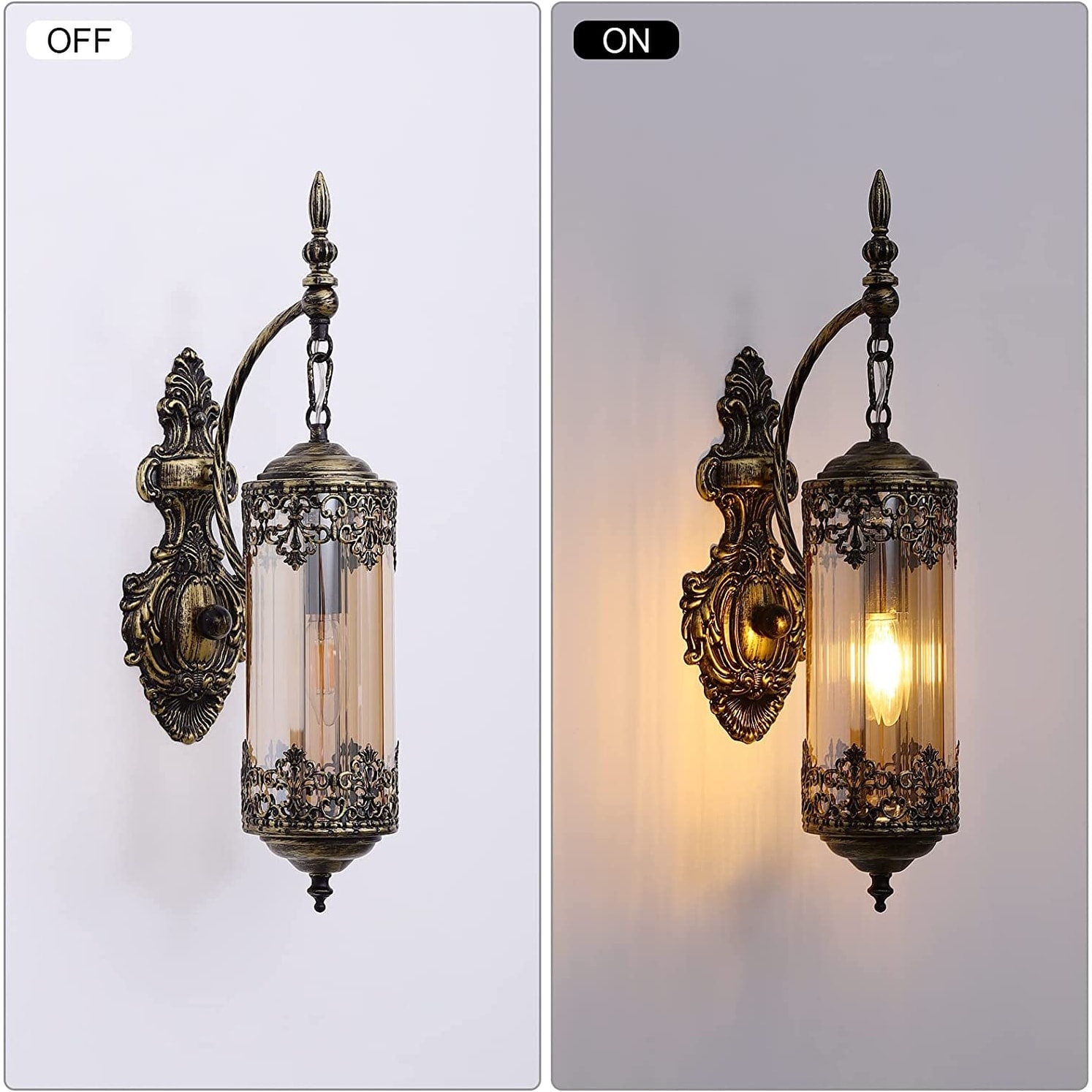 Rust glass wall sconce vintage industrial wall lamp - Bed Bath \u0026 Beyond -  36519784, image size:1494x1494